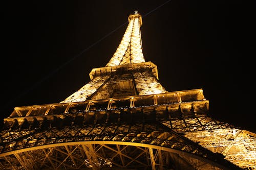 Low-angle Photography Eiffel Tower