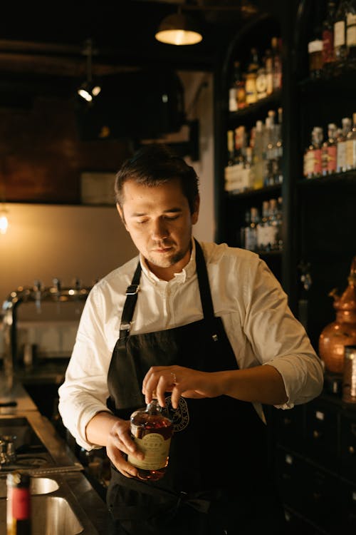 Imagine de stoc gratuită din alcool, bar, barman