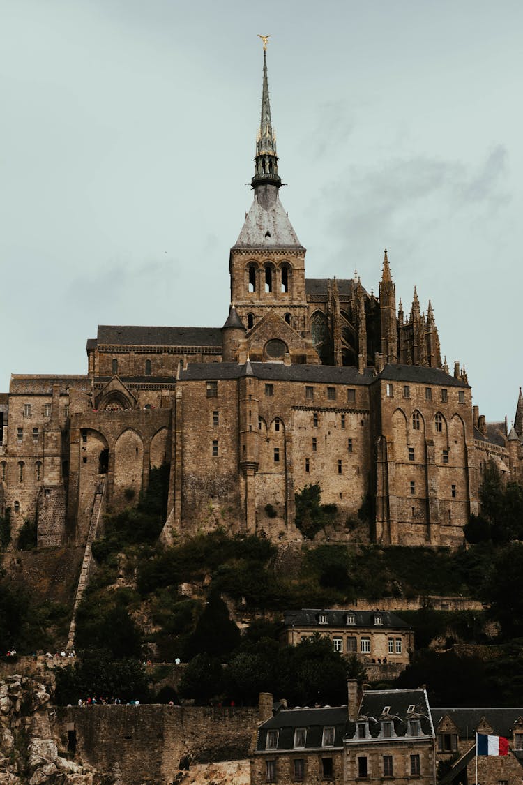 Facade Of Mont Saint Michel