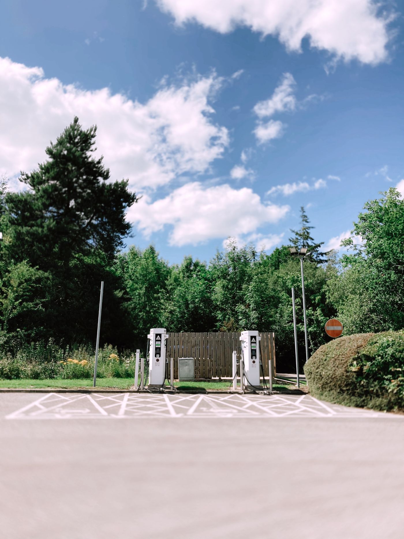 Electric vehicle charging point