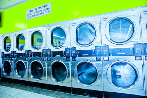 Free Photo of Front Load Washing Machines Stock Photo
