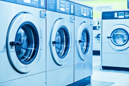 Gray Front Load Washing Machines