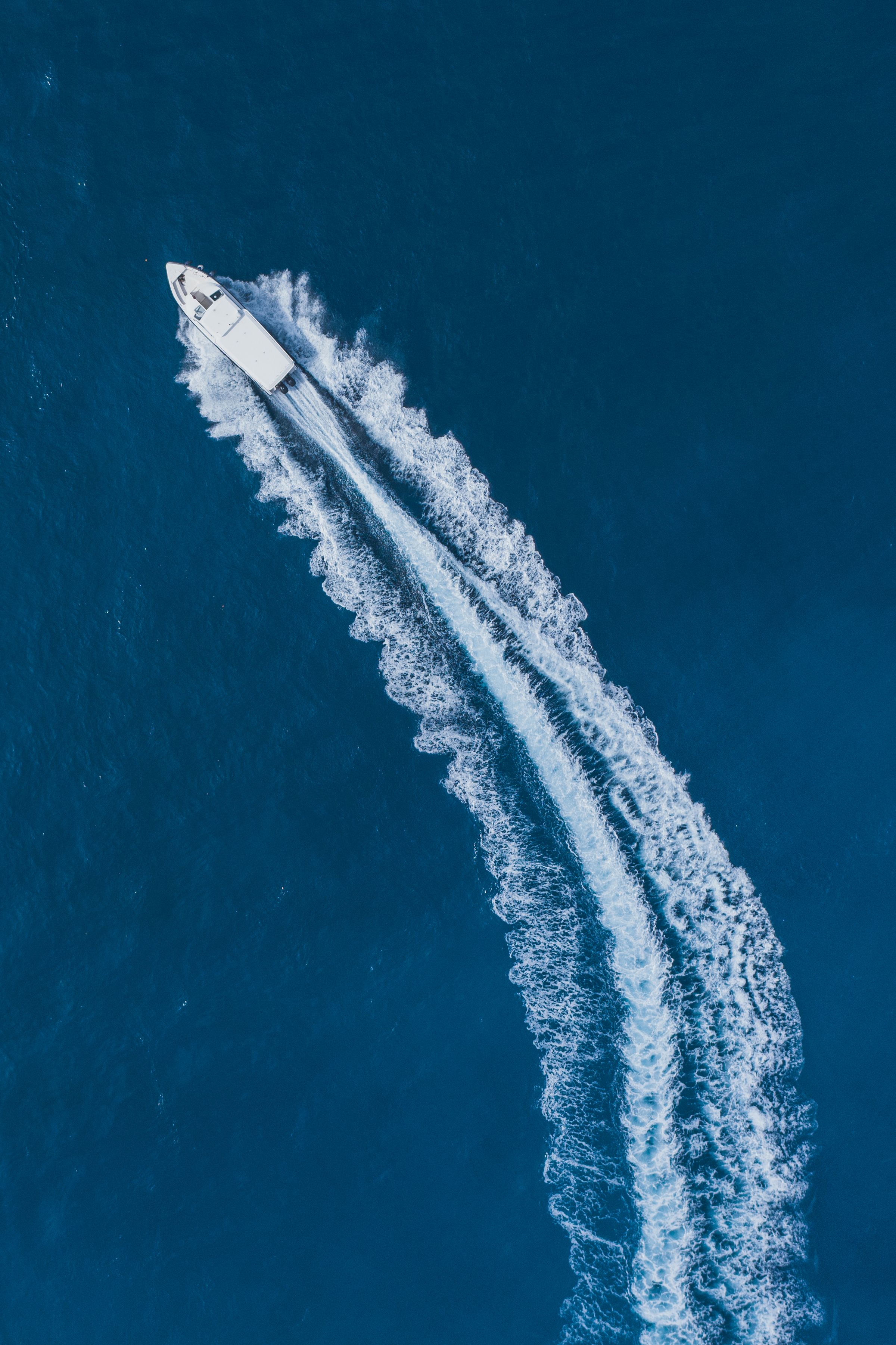 Nova Utility electric boat on the water