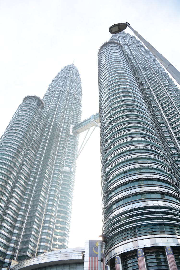 Low-Angle Shot Of Petronas Twin Towers