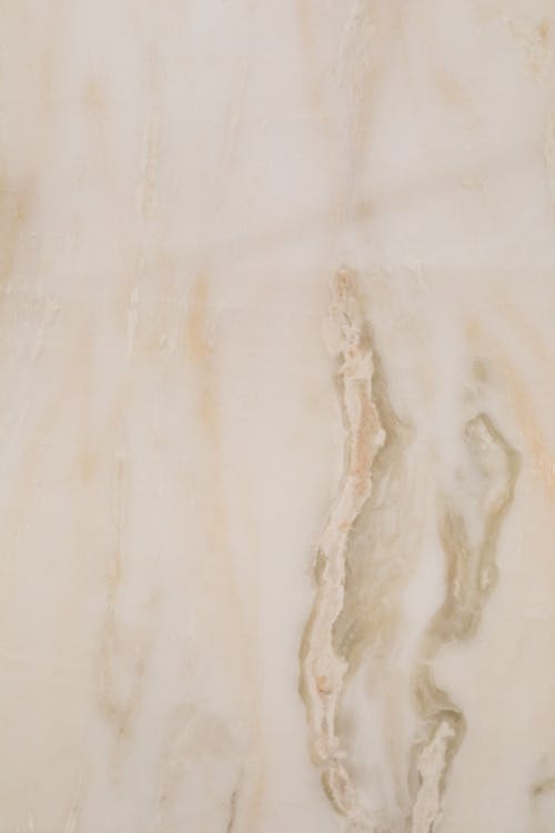 White and Brown Light Marble Surface