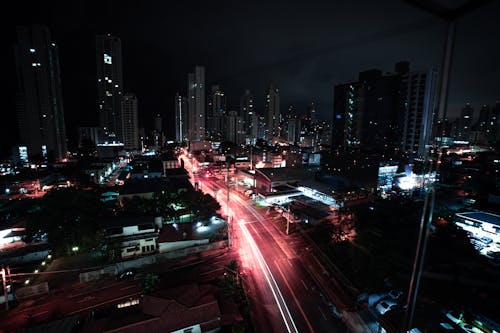Free stock photo of city, city at night