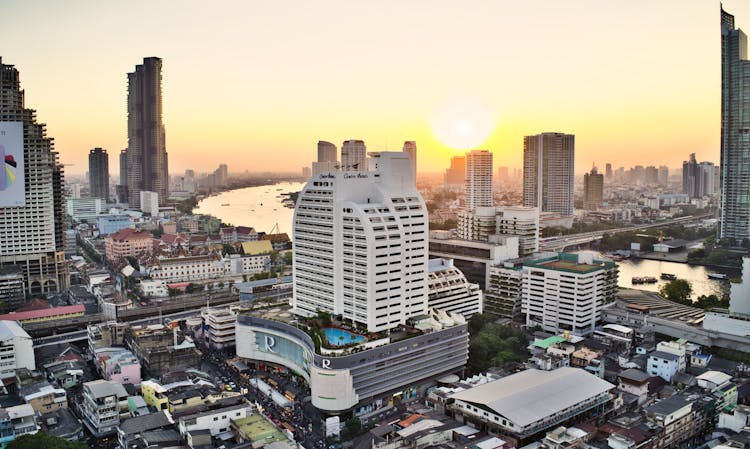 Drone Photography Of Centre Point Hotel Silom