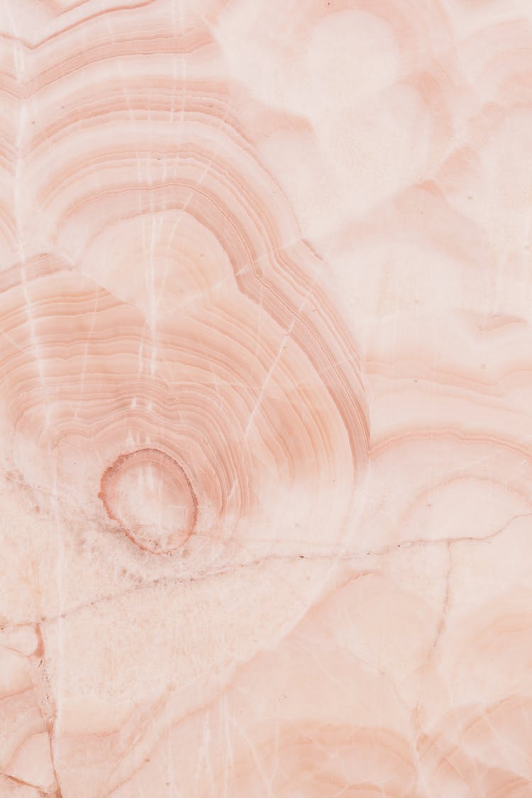 Pink Marble In Close Up