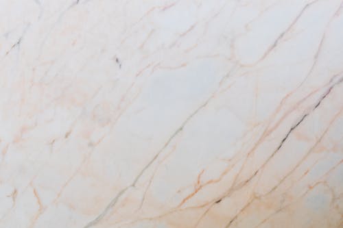 Close-up of a Light Pink Marble Stone 