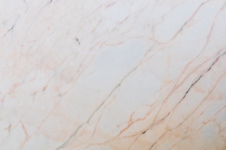 Close-up Of A Light Pink Marble Stone 