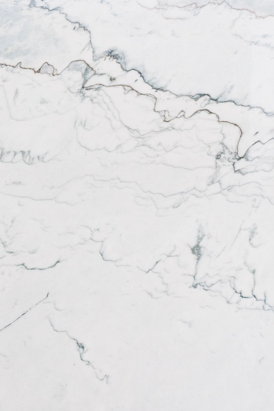 Polished marble slab showing natural grey veining