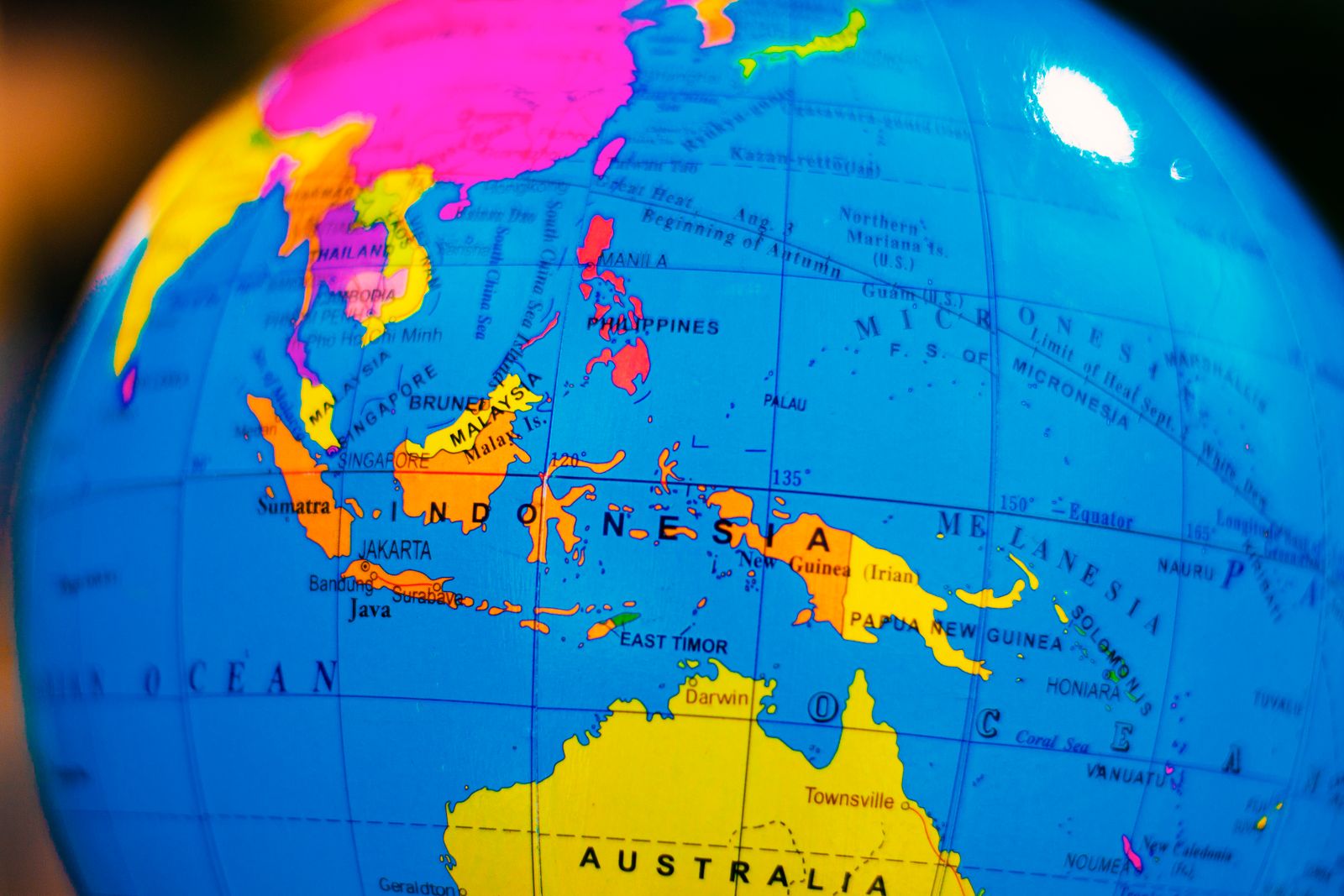 Mapa da Malásia destacando região onde estão localizados os data centers