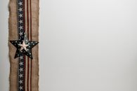 Raised star on American Flag