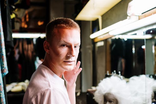 Drag Queen in Dressing Room