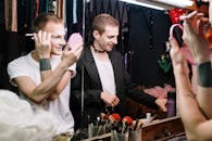 Drag Queens Getting Ready in Dressing Room