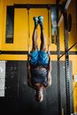 Man Hanging at Gym