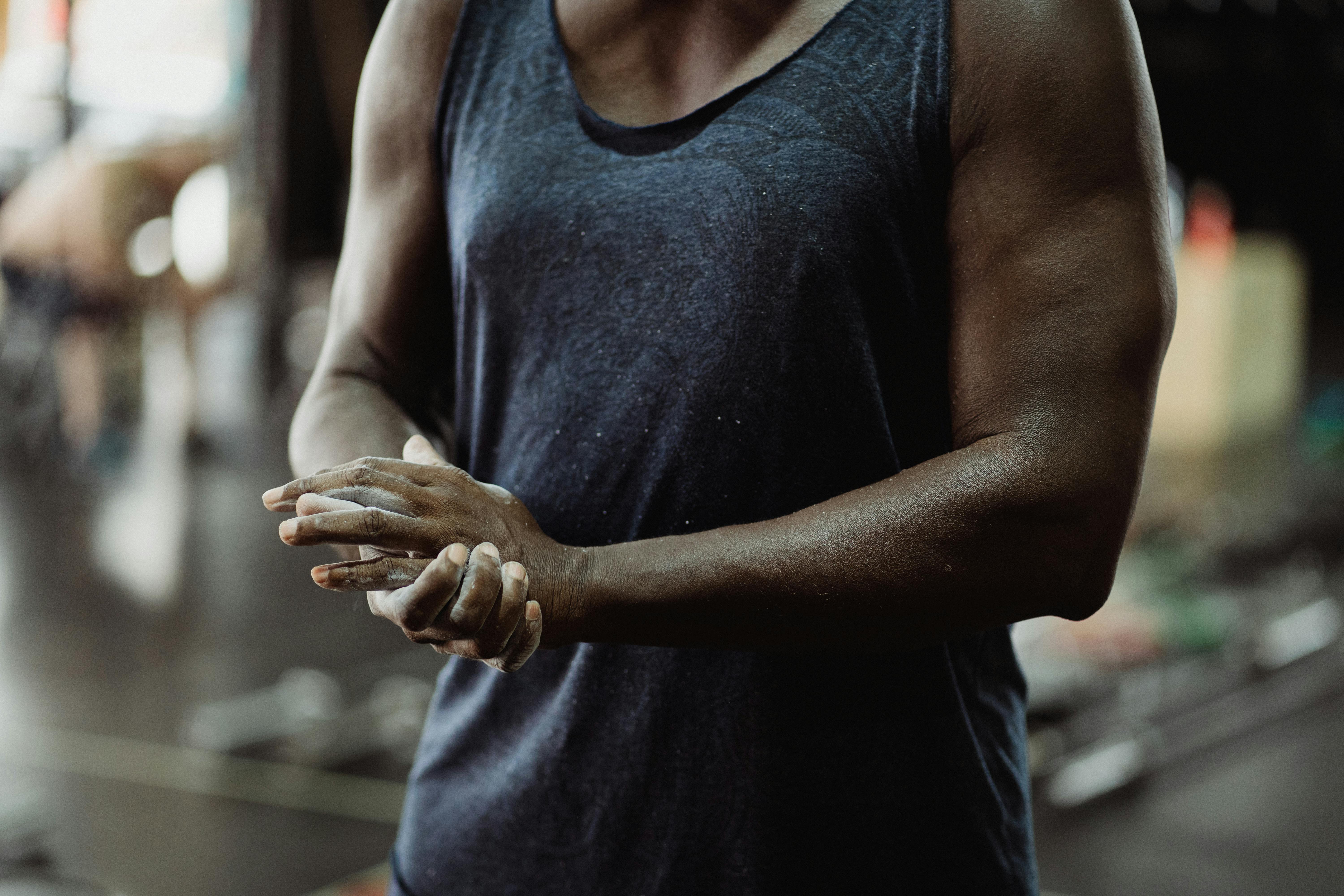 Man in Blue Tank Top · Free Stock Photo