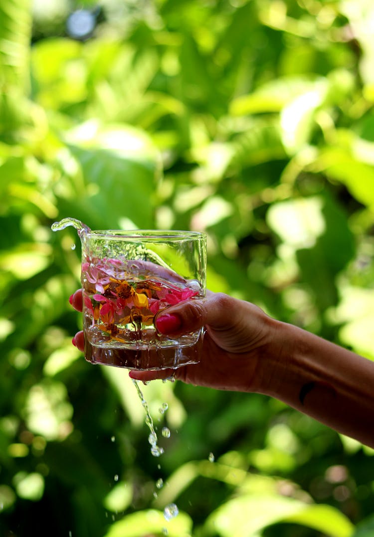 Drink Splashing In Hand 