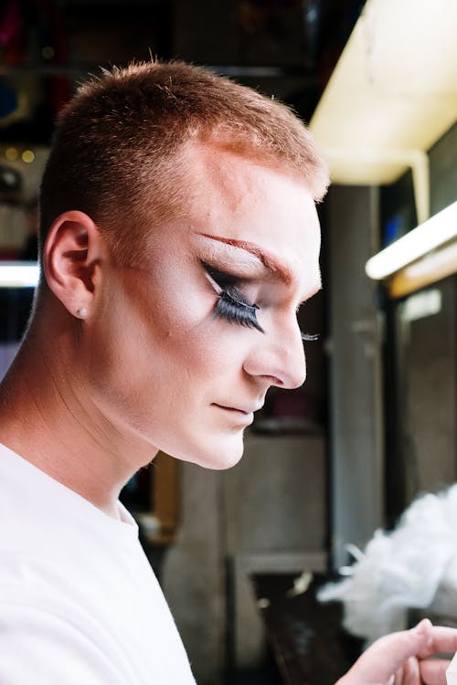 Man in Drag Makeup