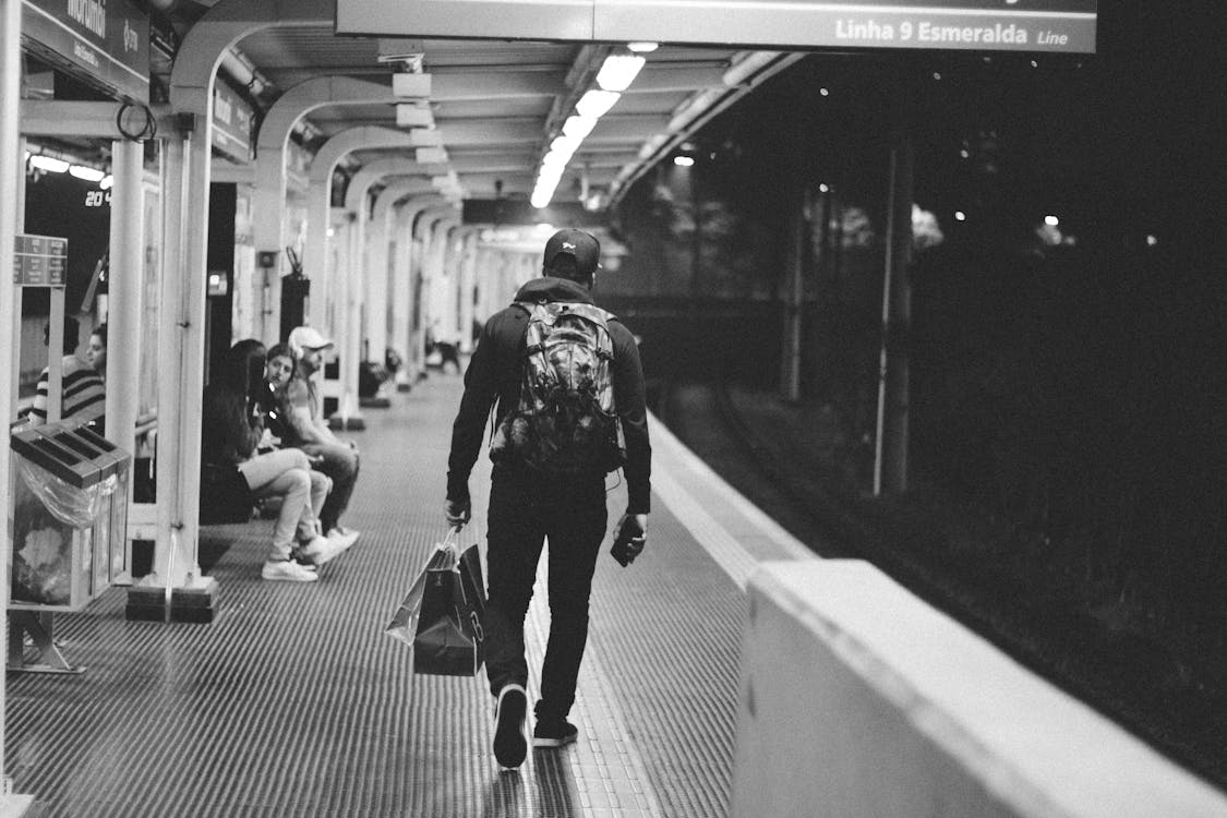 Gratuit Imagine de stoc gratuită din alb-negru, gară, metrou Fotografie de stoc