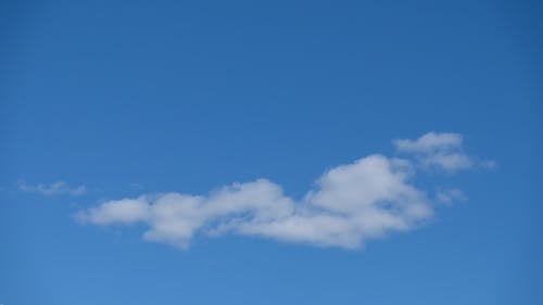 White Clouds and Blue Sky