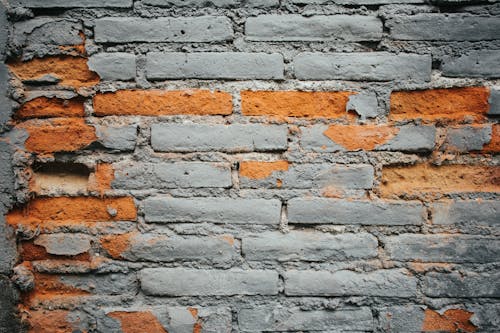 Gratis lagerfoto af cement, grå væg, mursten Lagerfoto