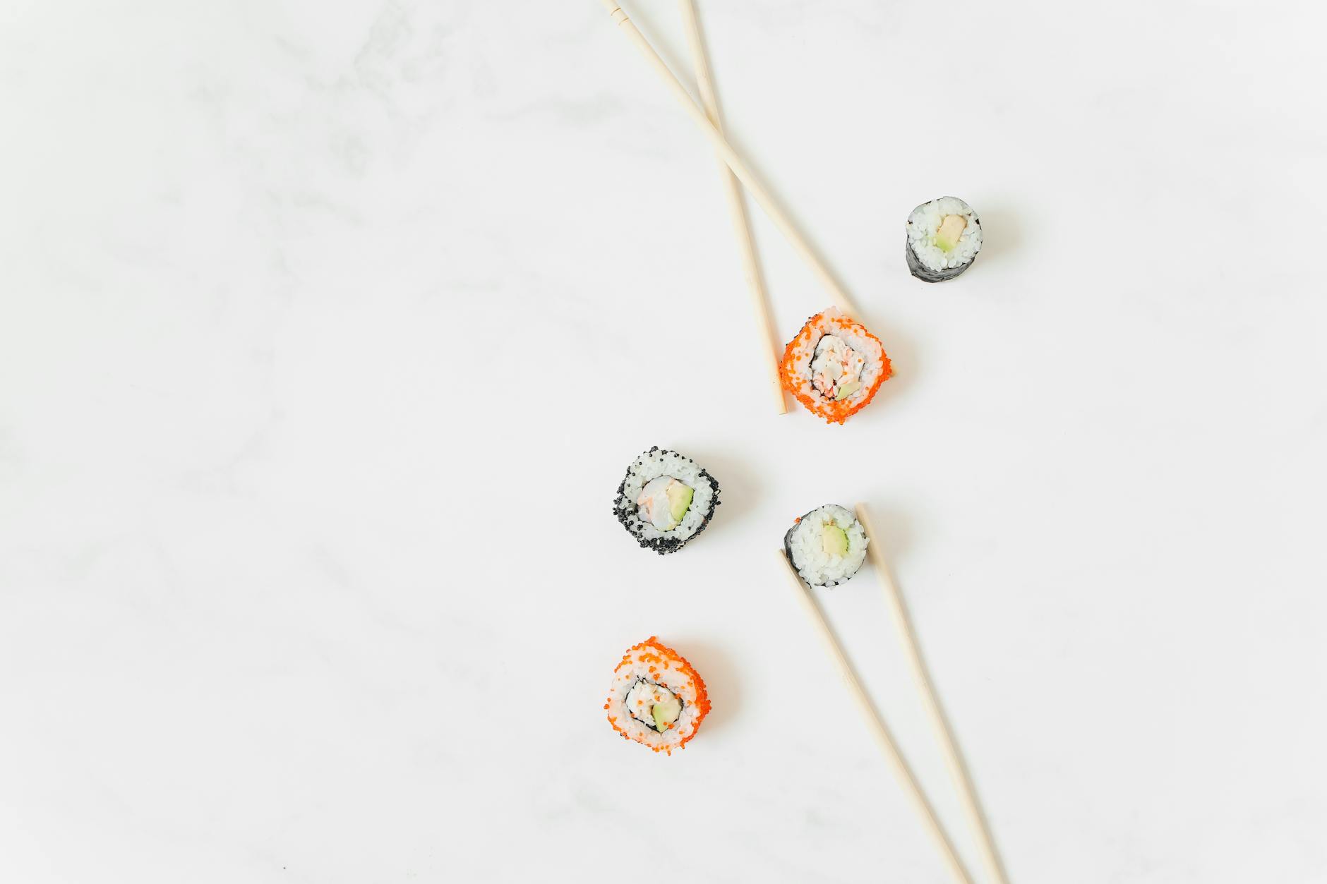 Cucumber Avocado Sushi Roll