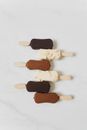 Brown and White Ice Cream