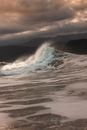 Ocean Waves Crashing on Shore