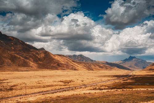 Clouds over Barren Mountains