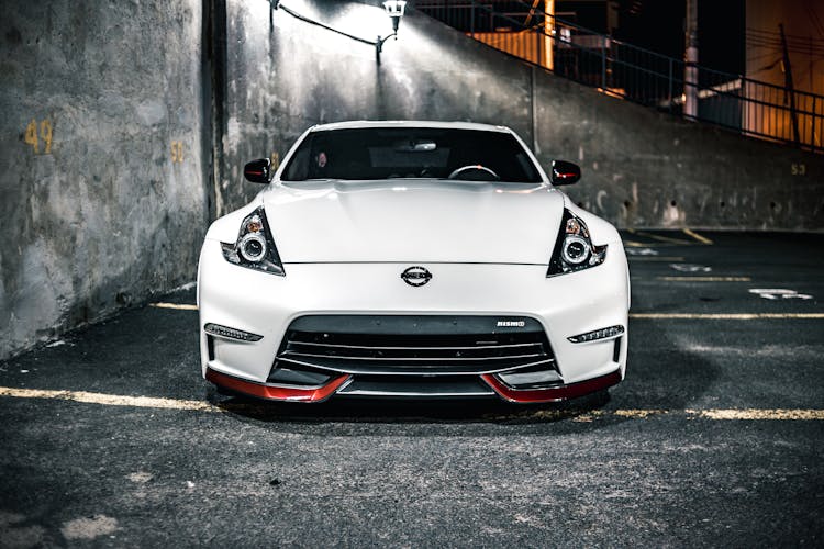 Luxury Car On Street At Night