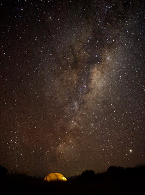 Starry Sky on a Night Photography