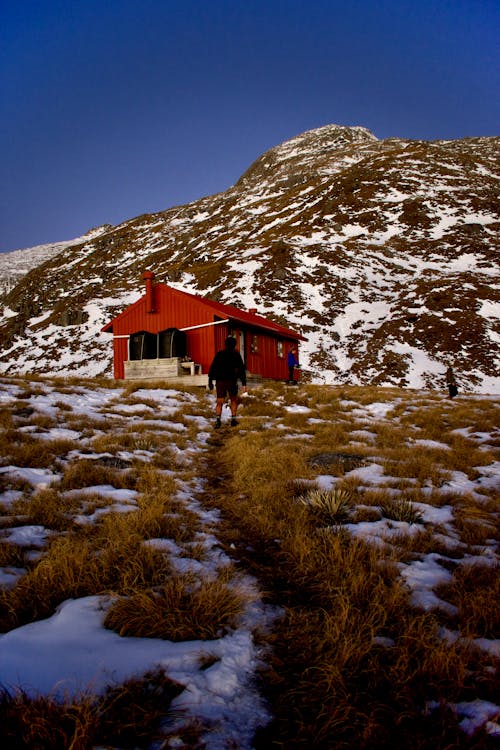 Free stock photo of camping, heavy snow, hut Stock Photo