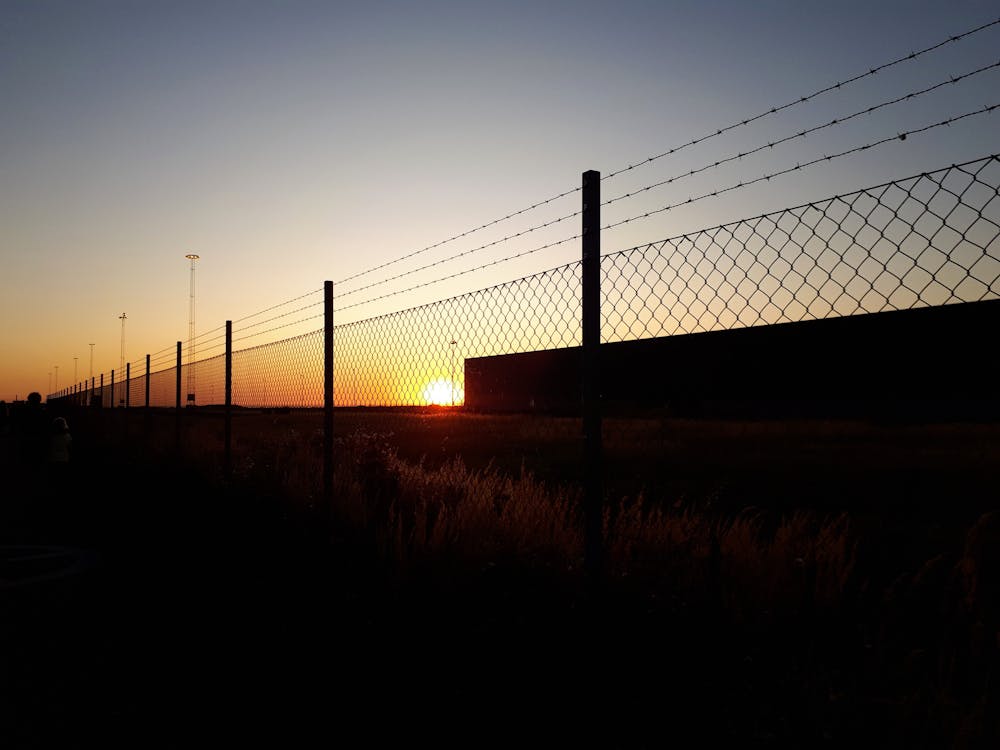 Free stock photo of atmosphere, evening, fence