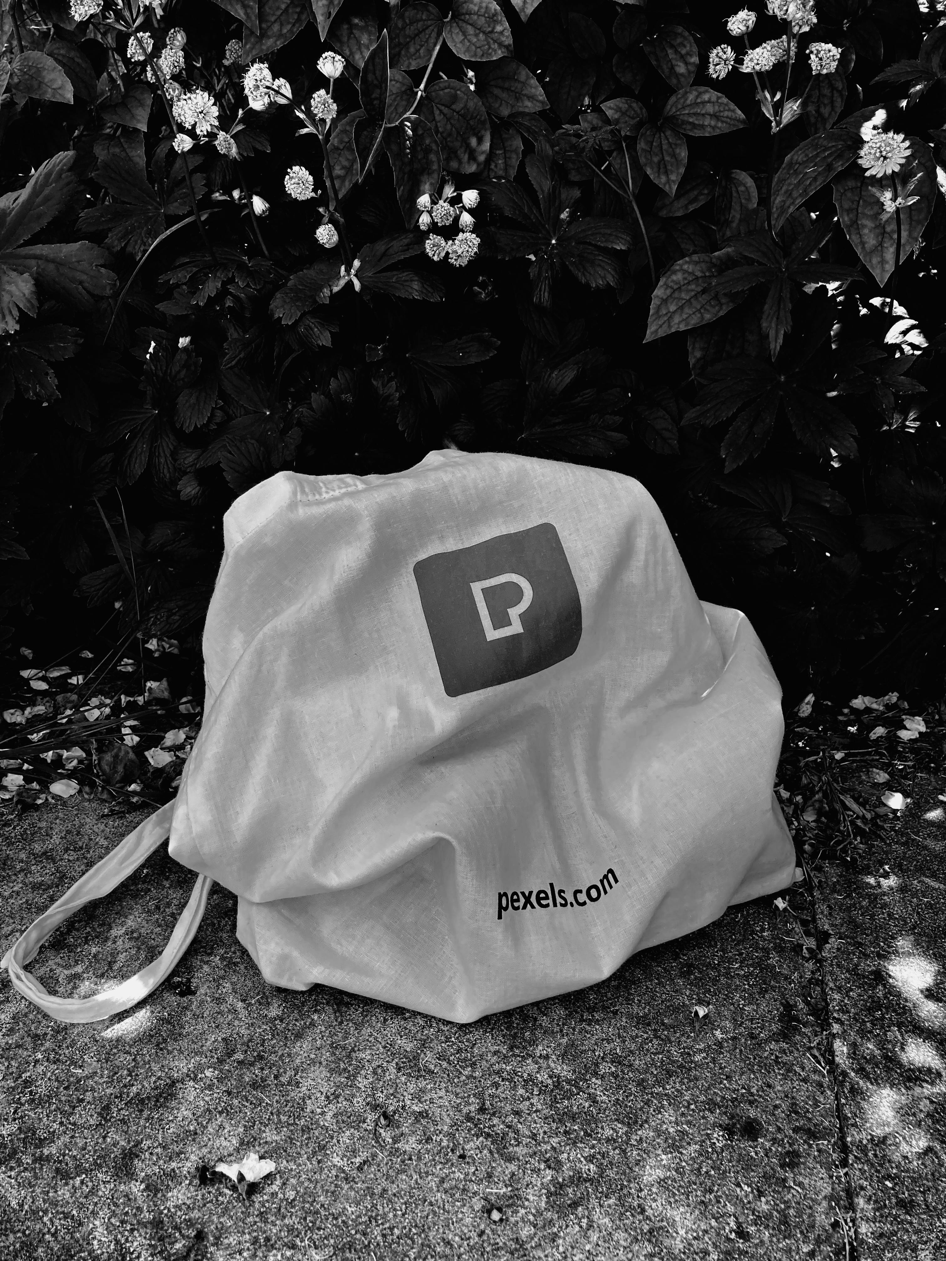 Eco friendly bag on ground · Free Stock Photo