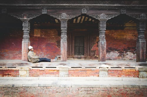 Kostenloses Stock Foto zu buddhist, kathmandu, mann