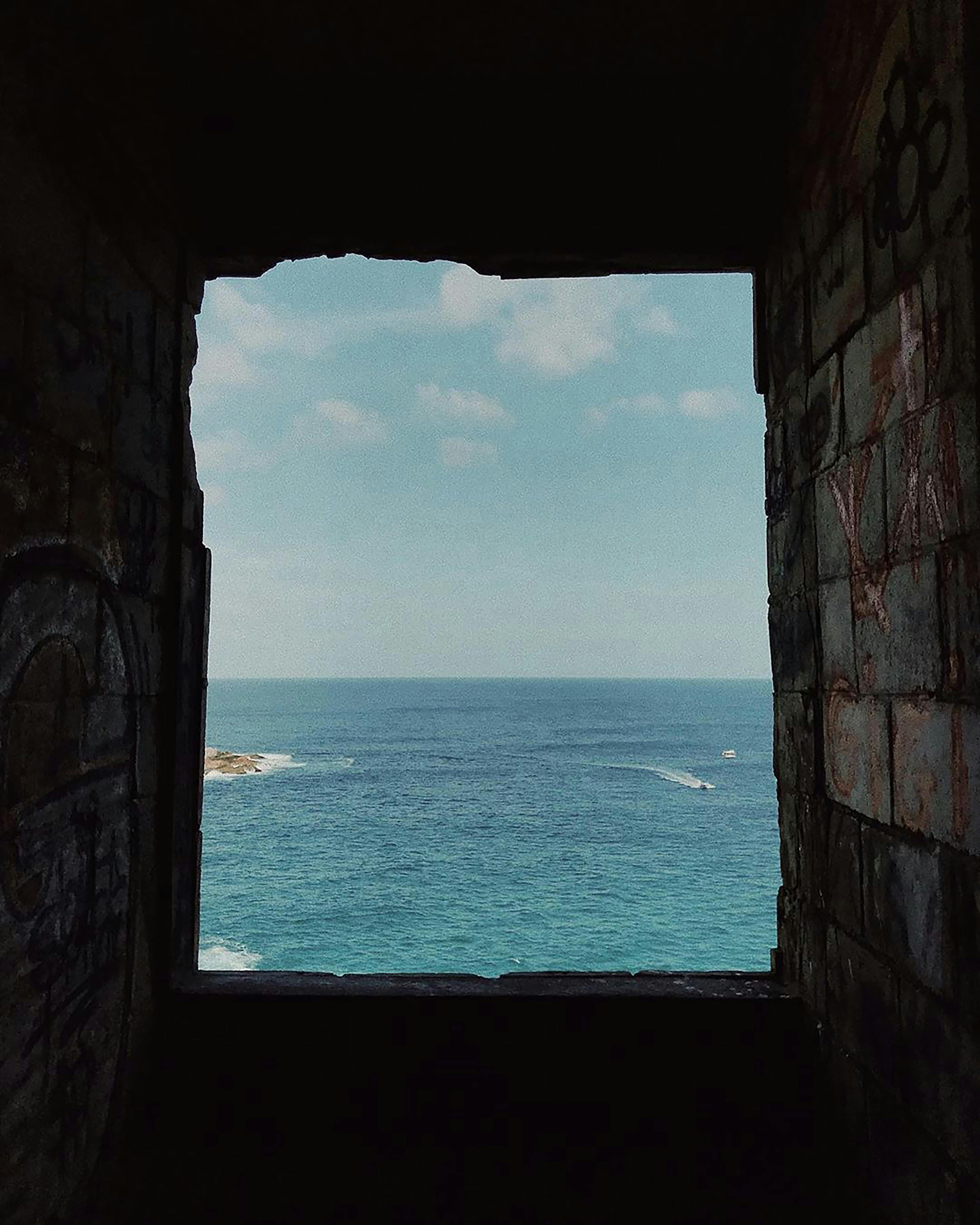Blue Sea Under Blue Sky
