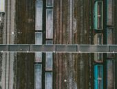 Black and Brown Wooden Window