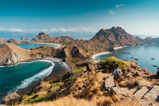 Padar Island viewpoint hike — Komodo Islands