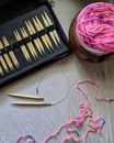 Close-up View of Sewing Set