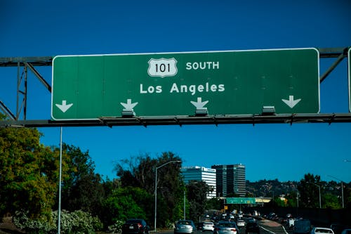 Free The Route 101 Traffic Sign Stock Photo