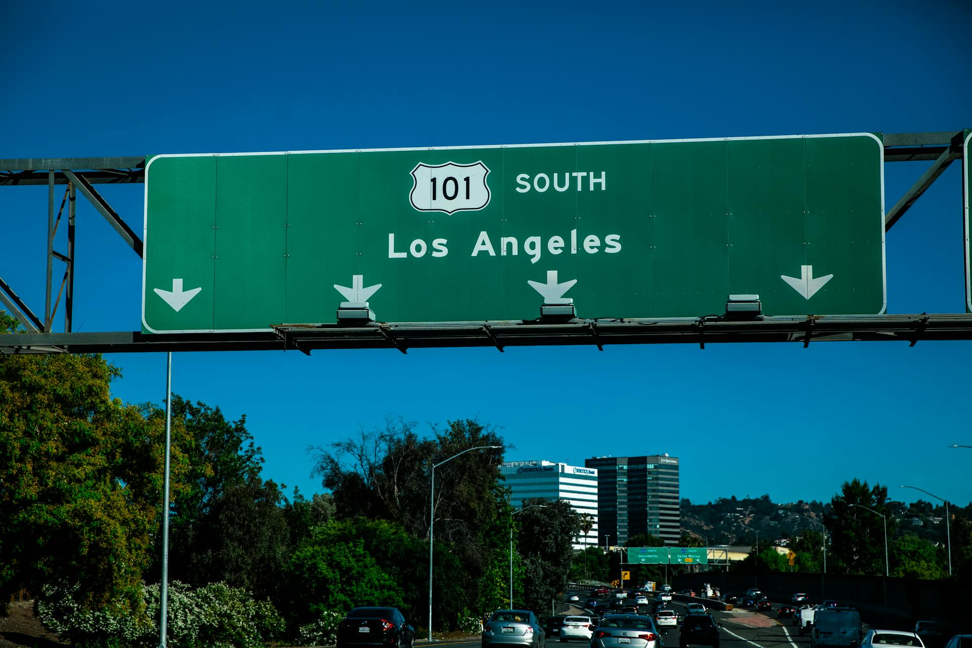 The Route 101 Traffic Sign