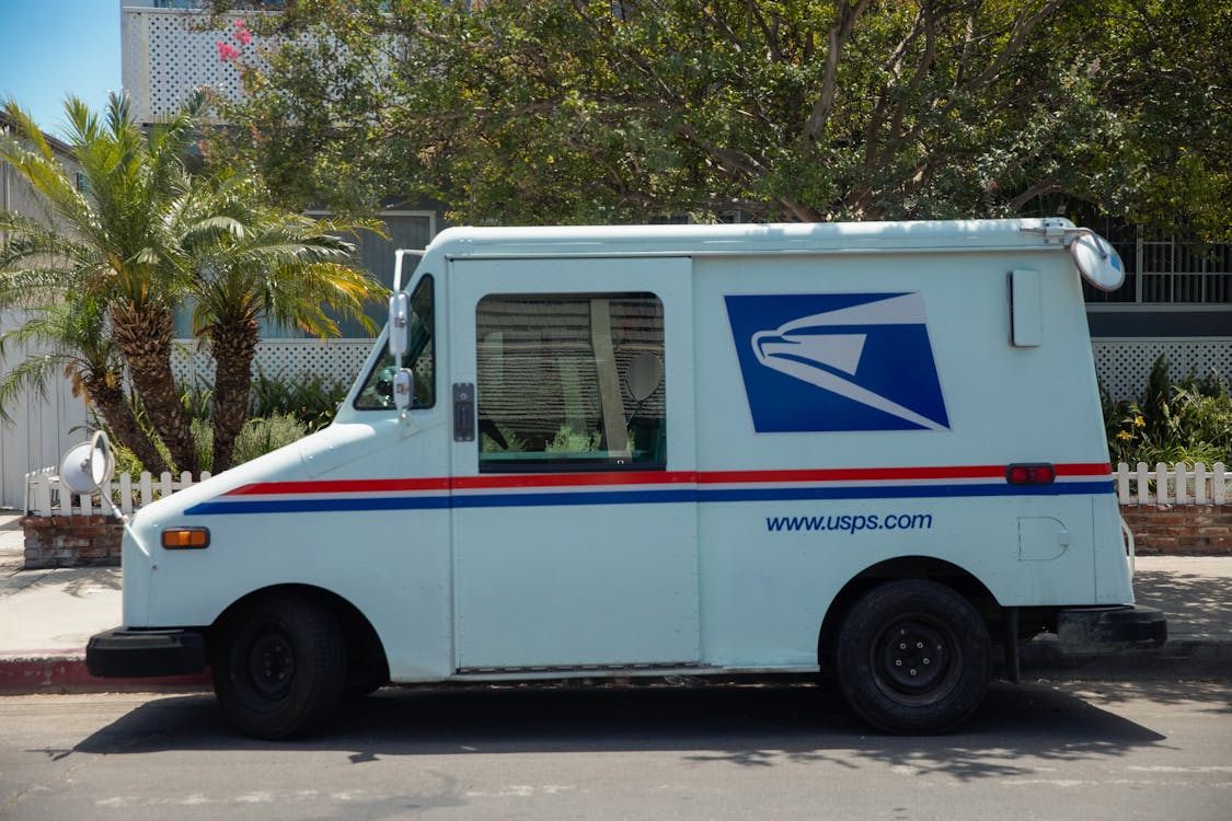 U.S.P.S delivery van