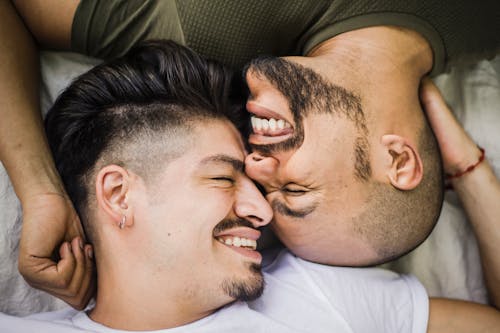 Free Close Up Photo of a Happy Couple Stock Photo