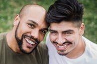 Two Men Smiling