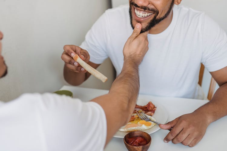 Man Holding Chin