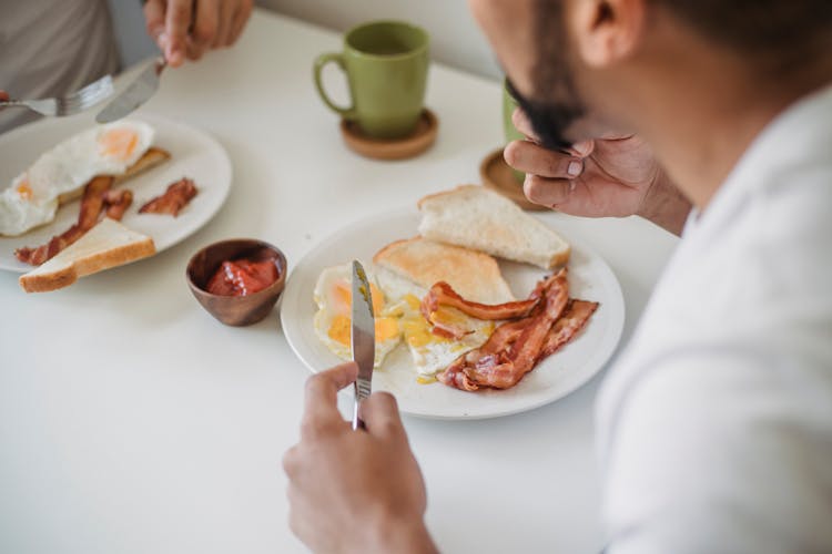 Eggs And Bacon For Breakfast