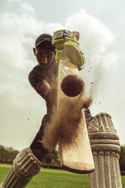 Foto profissional grátis de atleta, baile, bastão de cricket