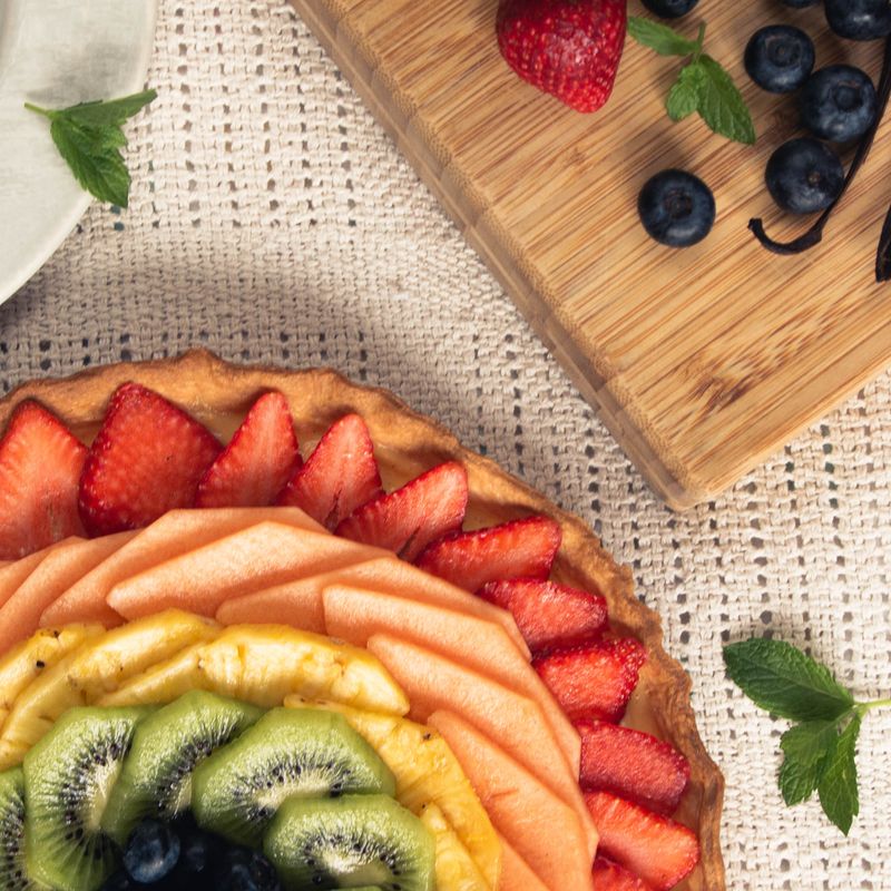 Chestnut and Shoyu Glaze Tart