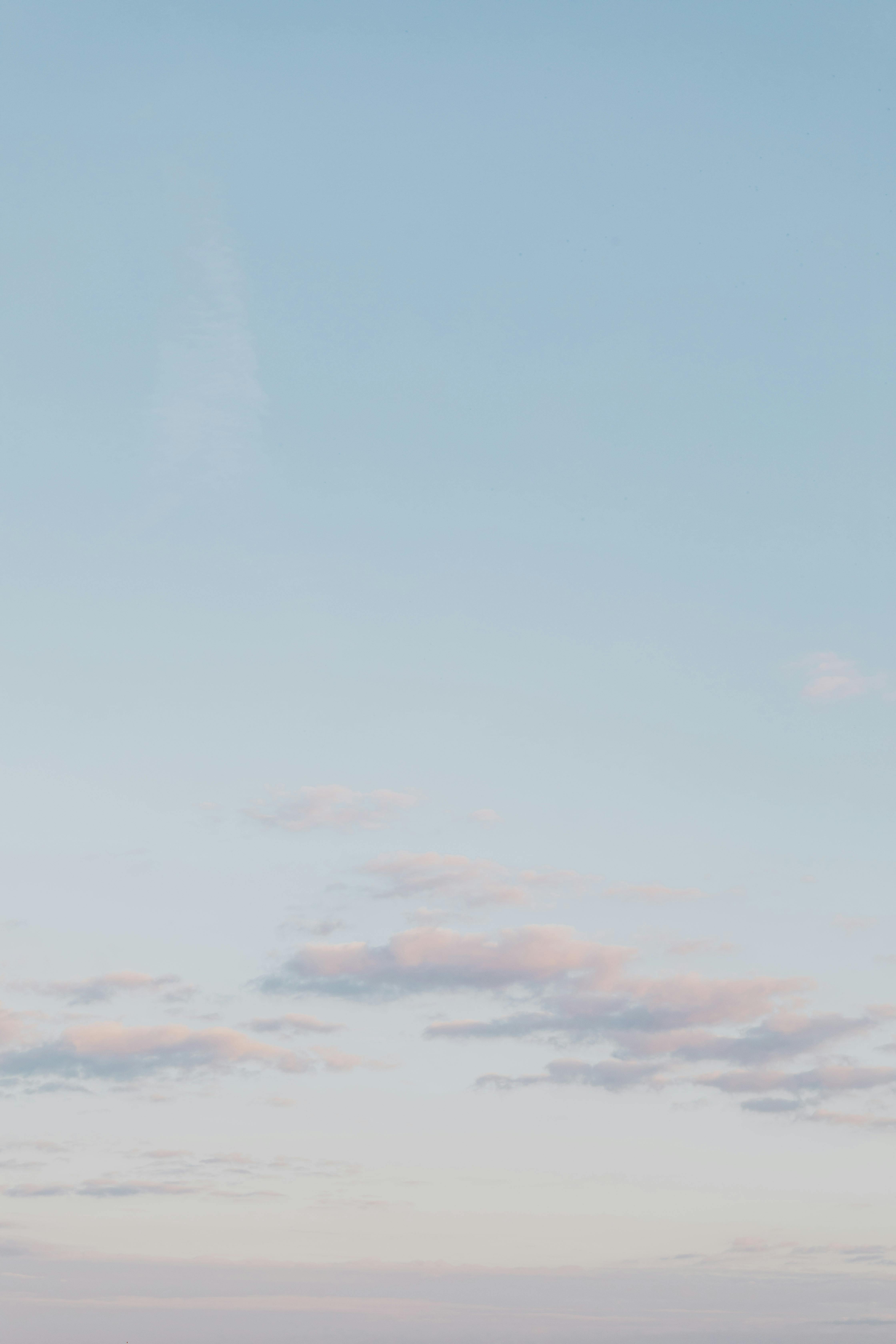 White Clouds and Blue Sky